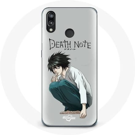 Coque pour Huawei P20 Lite - Death Note Anime - Souple - Gris - Protection - Mixte