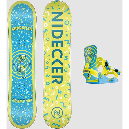 Nidecker Scamp 2027 Kids Snowboard Set patroon