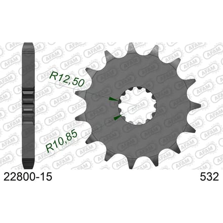 Tandwiel Afam 532 15 dents