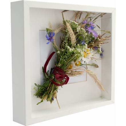 BD art 3D Serie - Fotolijst - 23x23 cm - Diepe Box - Wit
