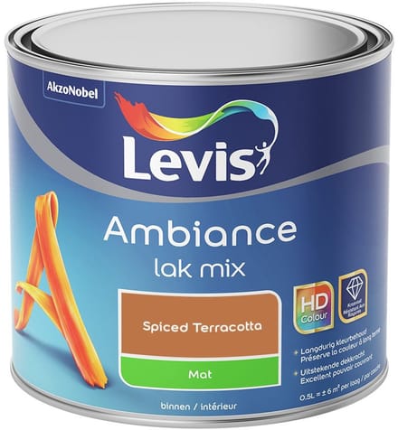 Levis - Ambiance Lak Mat Mix - Spiced Terracotta - Mengverf - 0,5 L