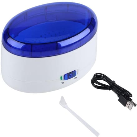 USB Batterijgevoede Sieraden Brillen Reiniger Multi-Use Reinigingssysteem Machine blue