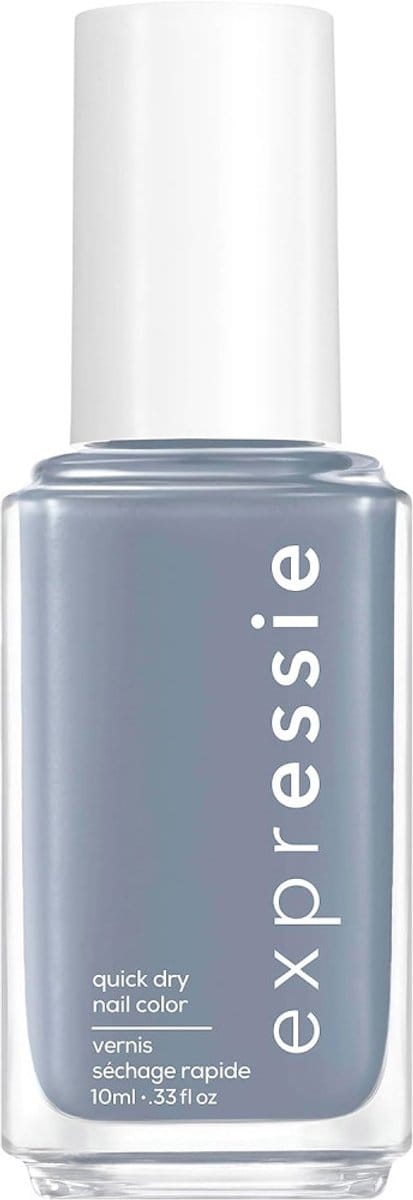 essie - expressie - 340 air dry - blauw - sneldrogende nagellak - 10ml