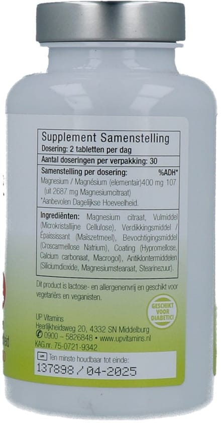Unipharma Magnesium 400mg - 60 tabletten