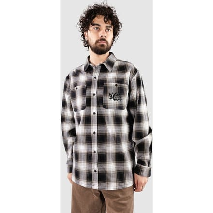 Empyre Browser Flannel Shirt zwart