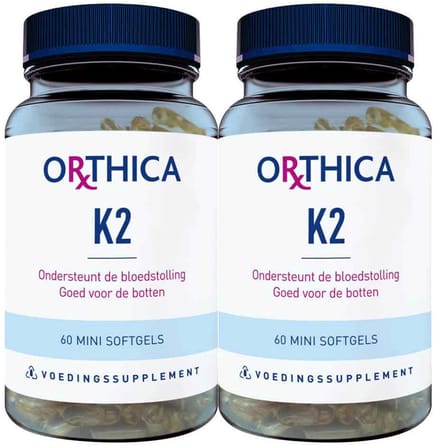Orthica K2 - 2 x 60 softgels - Voordeelverpakking