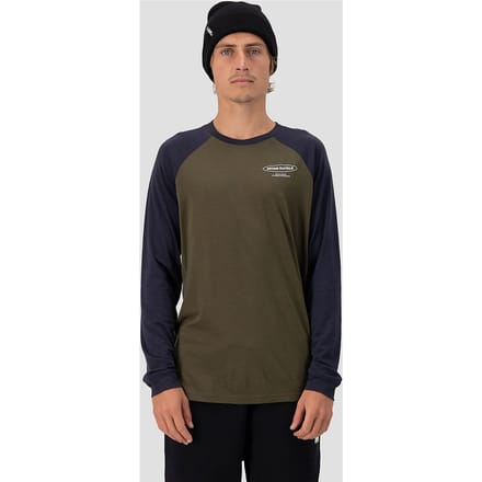 Mons Royale Icon Merino Raglan Thermo Shirt groen