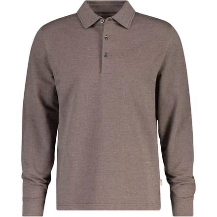 Polo met lange mouwen in twill Gant