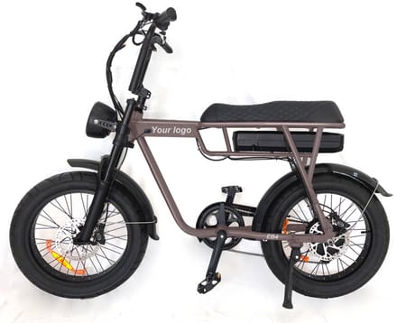 EB2 Fatbike - 20 inch - 250W motor - 80 km actieradius - coffee brown