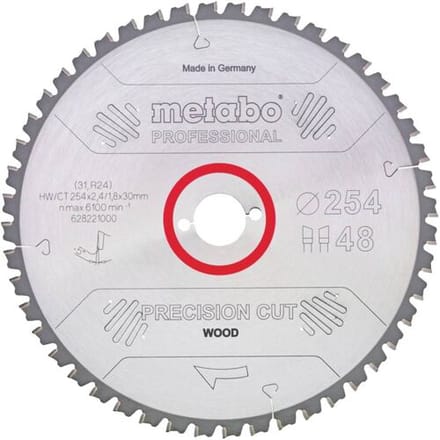 Metabo 628227000 Cirkelzaagblad 305 mm Aantal tanden: 48 1 stuk(s)