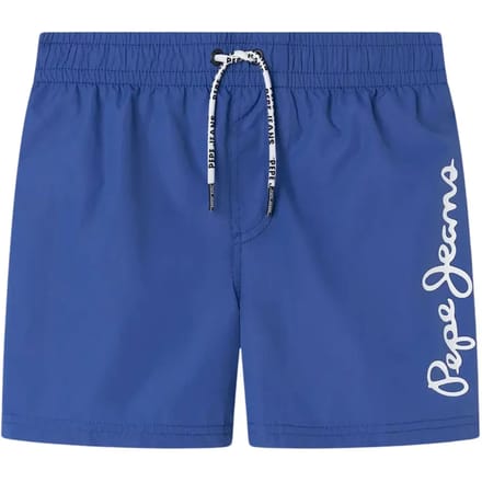 Pepe Jeans Logo Zwembroek Blauw 16 Years Jongen