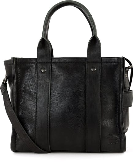 Bear Design Pepe S Leren Totebag - Handtas - Schoudertas - Zwart