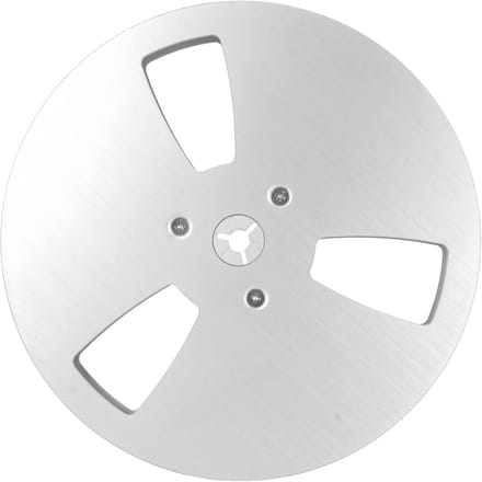 Lege Bandhaspel - Universele Haspel - Opnemen Geluid - Aluminium Constructie - 7 Inch Diameter - Zilverkleurig