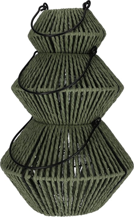 JENS Living lantaarn Lex - Set van 3 - Groen