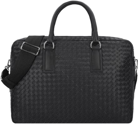 abro Lotus Handtas Leer 40.5 cm - Dames - black-nickel