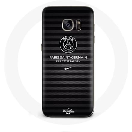 Coque - Paris Saint Germain - Samsung Galaxy S7 - Souple - Noir - Protection
