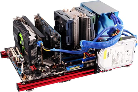 Open PC Behuizing - Computer Case - DIY Projecten - Open Frame Design - 422x248x154mm - Standaard