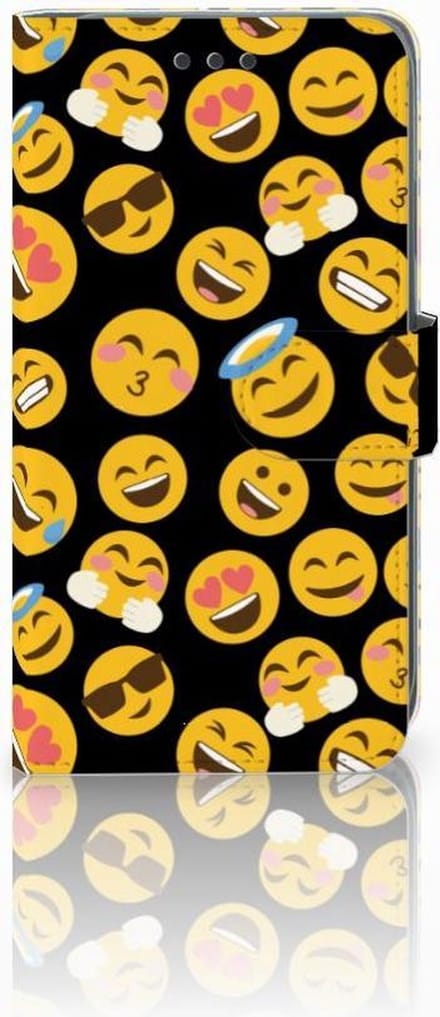 Book Case voor Apple iPhone Xr Telefoon Hoesje Emoji