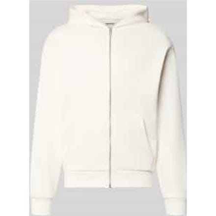 regular fit sweatjack met kangoeroezak