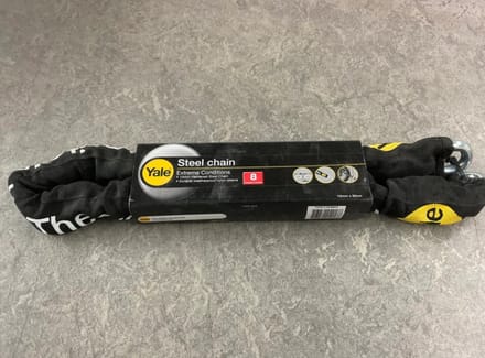 Yale - kettingslot / scooter / motor ketting / 90cm lang & 10mm geharde schakels