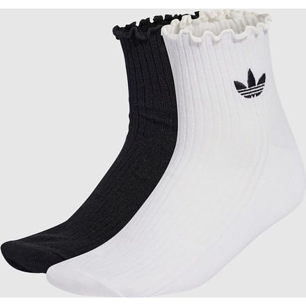 Adidas Ruffle Sokken Unisex - Zwart - Maat 43-45 - Katoen