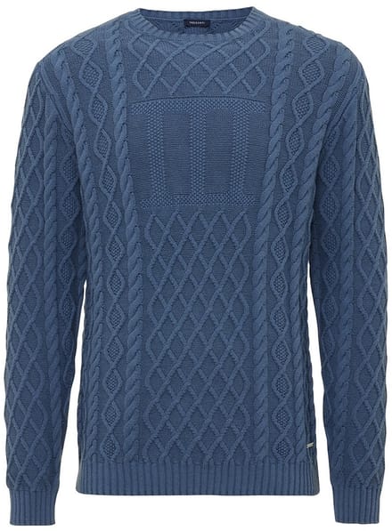 Tresanti DEVON Cable sweater with roman III Dark blue (TRKWIE107 - 802)