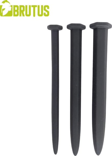 Nailed It! - 3 gladde silicone urethral dilator sound set