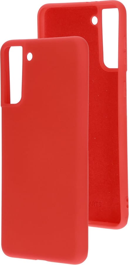 Mobiparts hoesje geschikt voor de Samsung Galaxy S21 Plus - Siliconen - Rood