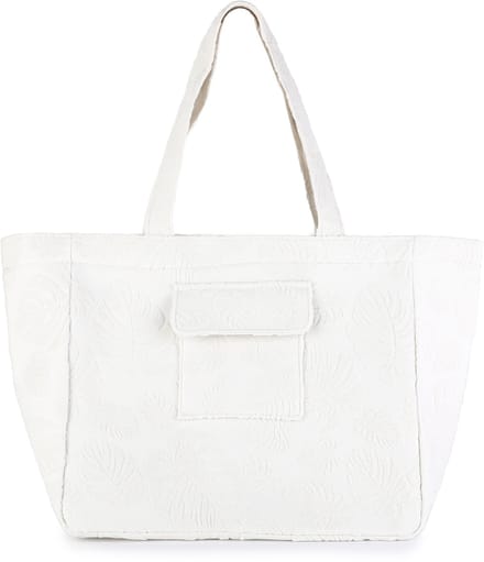 Zwembad shopper - zomer shopper met blad motief