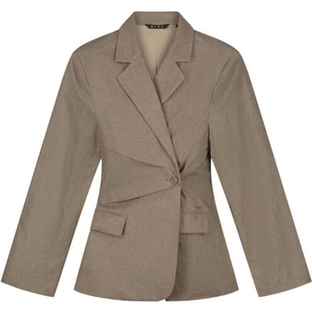 Asymmetrische Linnen Blazer Olaf Hussein