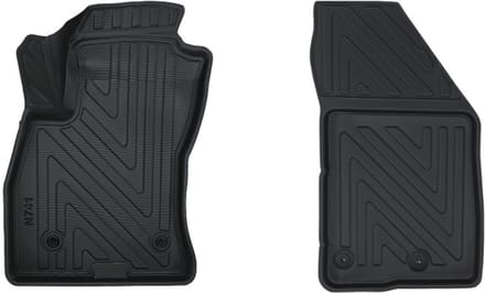 Rubbermatten Opel Combo D Bestelwagen 2012-2018 (voorset) - Premium carbonlook