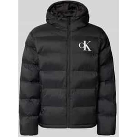 regular fit buffer jacket met logoprint model 'Monogram'