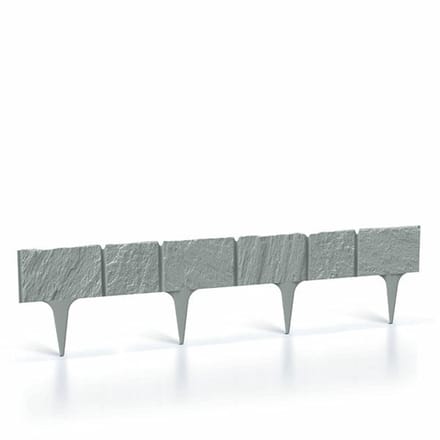 Prosperplast Garden Stone Serie - Tuinrand - Beton - Modulaire Constructie - UV-bestendig