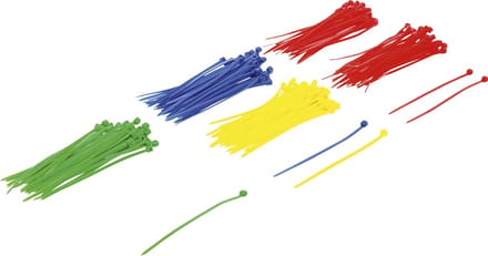 BGS Kabelbinder assortiment kleur 2,4 x 100 mm 200 delig