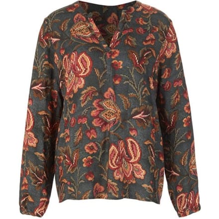 River Woods Vneck Classic Shirt Green Größe: 34 | Blusen Outlet | Damen | Grün