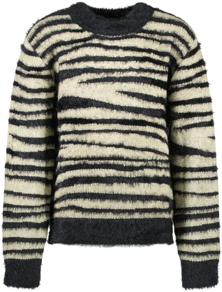 Cars Jeans Parcya Knit Stripe Black Taglia: M | Maglioni a maglia Outlet | Donna | Nero