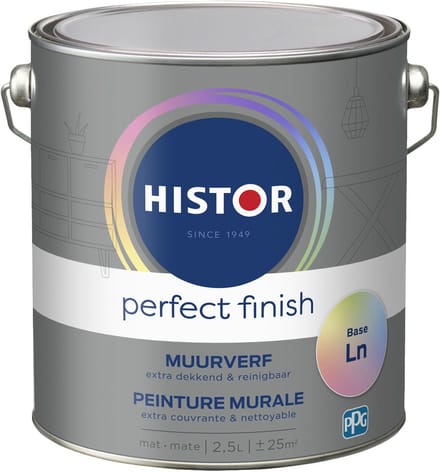 Histor Perfect Finsh Muurverf Wit 2,5l