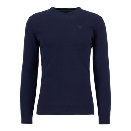 trui Barbour essentiele l/wol crewneck - marine