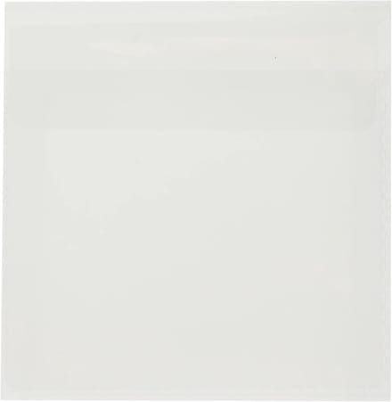 Zelfklevende Hoezen - CD DVD Beschermers - Opschrift Mappen - Stevig Flexibel - 105 x 74 mm - Transparant