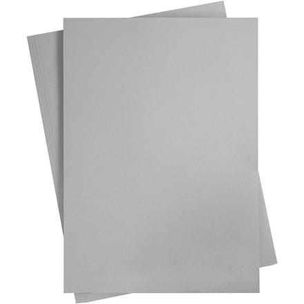 Grijs Karton 180 Grams - Grijs A2 Karton - Hobbykarton - Stevig Grijs Papier - A2 Grijs Papier 180 grams - Knutselpapier Knutselkarton - 42 x 60 cm - A2 - 10 Vellen