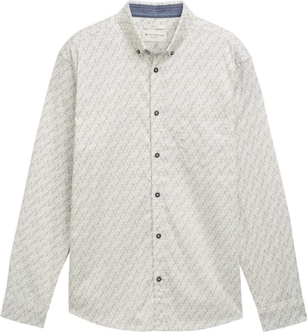 Tom Tailor Overhemd Overhemd Met Print 1042667xx10 36036 Mannen Maat - M