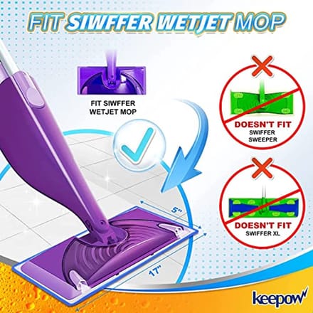 Startkit voor Swiffer WetJet | Wasbare en Herbruikbare Wisdoekjes | 3 Stuks