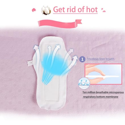 3 Stuks Dunne Herbruikbare Katoenen Pads Menstruatie Doek Hygiënische Zachte Pads Napkin Wasbaar Waterdichte Slip wit