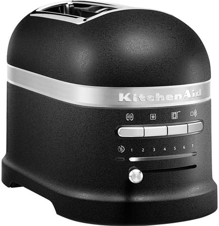 Kitchenaid Broodrooster Artisan 5KMT2204EBK - Toaster met 2 sleuven - Vulkaanzwart