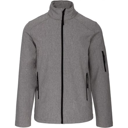 Kariban Kindersoftshelljas K402 - Marl Grey - 10/12 Y (10/12 ans)