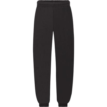 Fruit of the Loom Joggingbroek Kinderen/Kinderen Klassiek Elastisch Manchet (Zwart)
