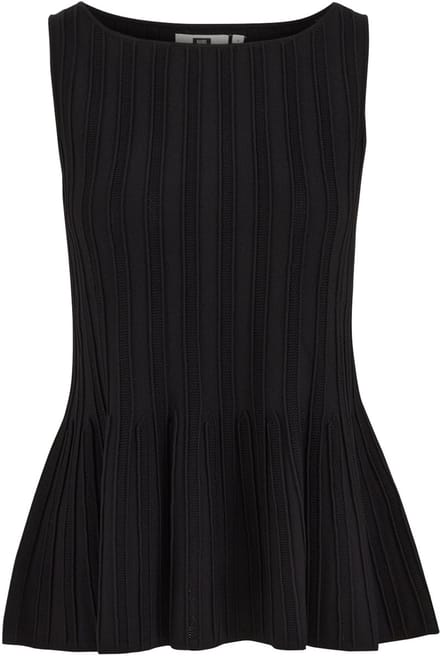 WE Fashion Dames gebreide top met structuur en stretch