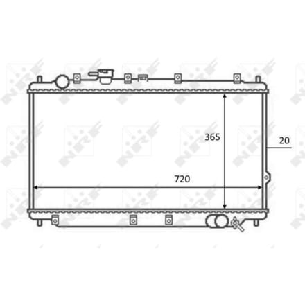 Radiator NRF 59082