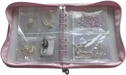 Sieraden Opbergboek - Organizer Boek - Sieraden Opbergen - Compact Ontwerp - 10x10x10 mm - Kleur4