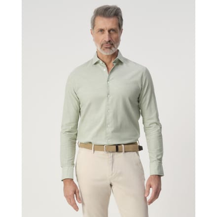 Campbell Casual Overhemd Misteltoe Green Heren